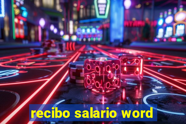 recibo salario word